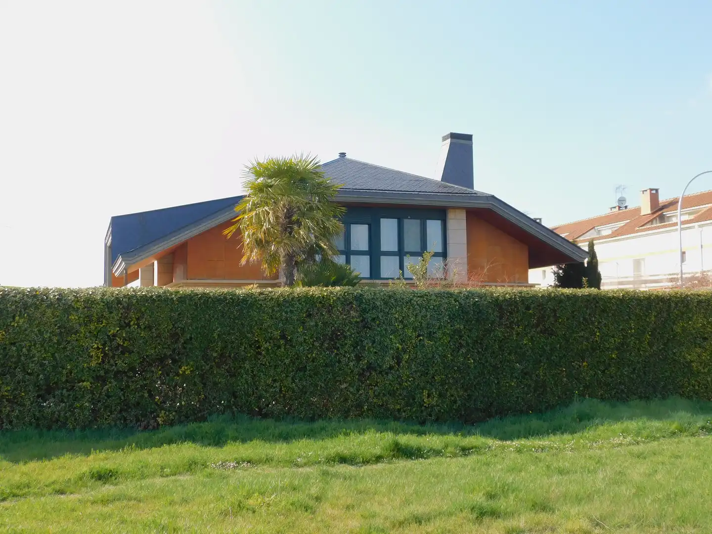 Vista exterior de Casa o chalet en venta en Zizur Mayor / Zizur Nagusia con Calefacción, Jardín privado y Terraza
