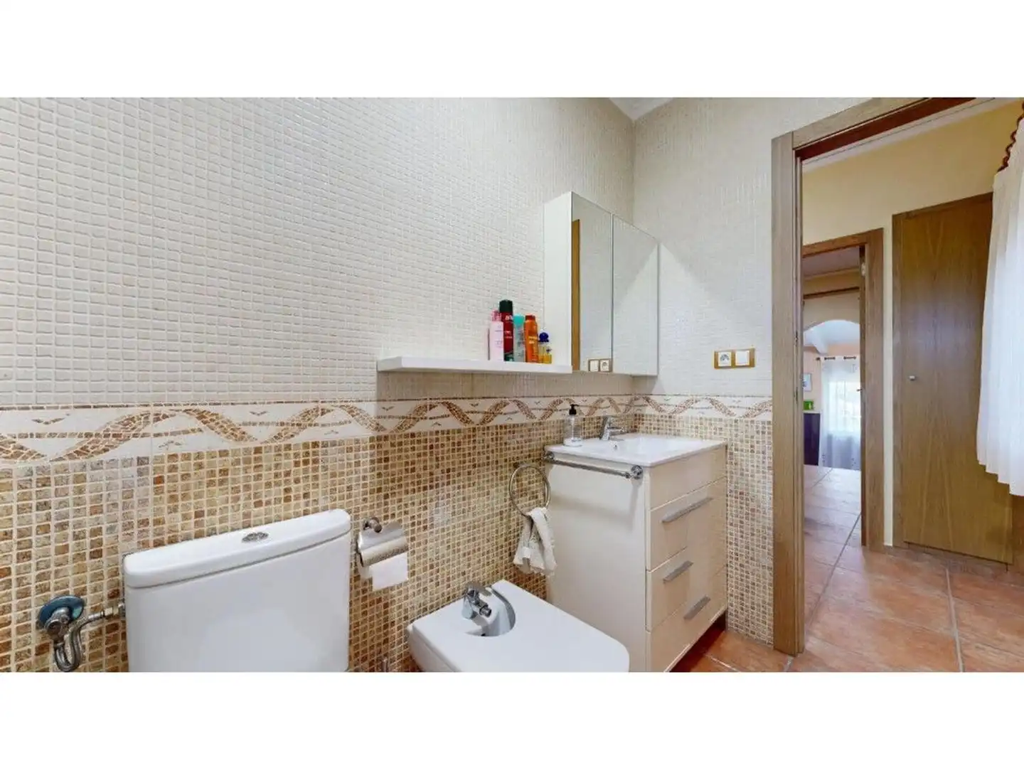 Baño de Casa o chalet en venta en Tavernes de la Valldigna con Aire acondicionado, Jardín privado y Terraza