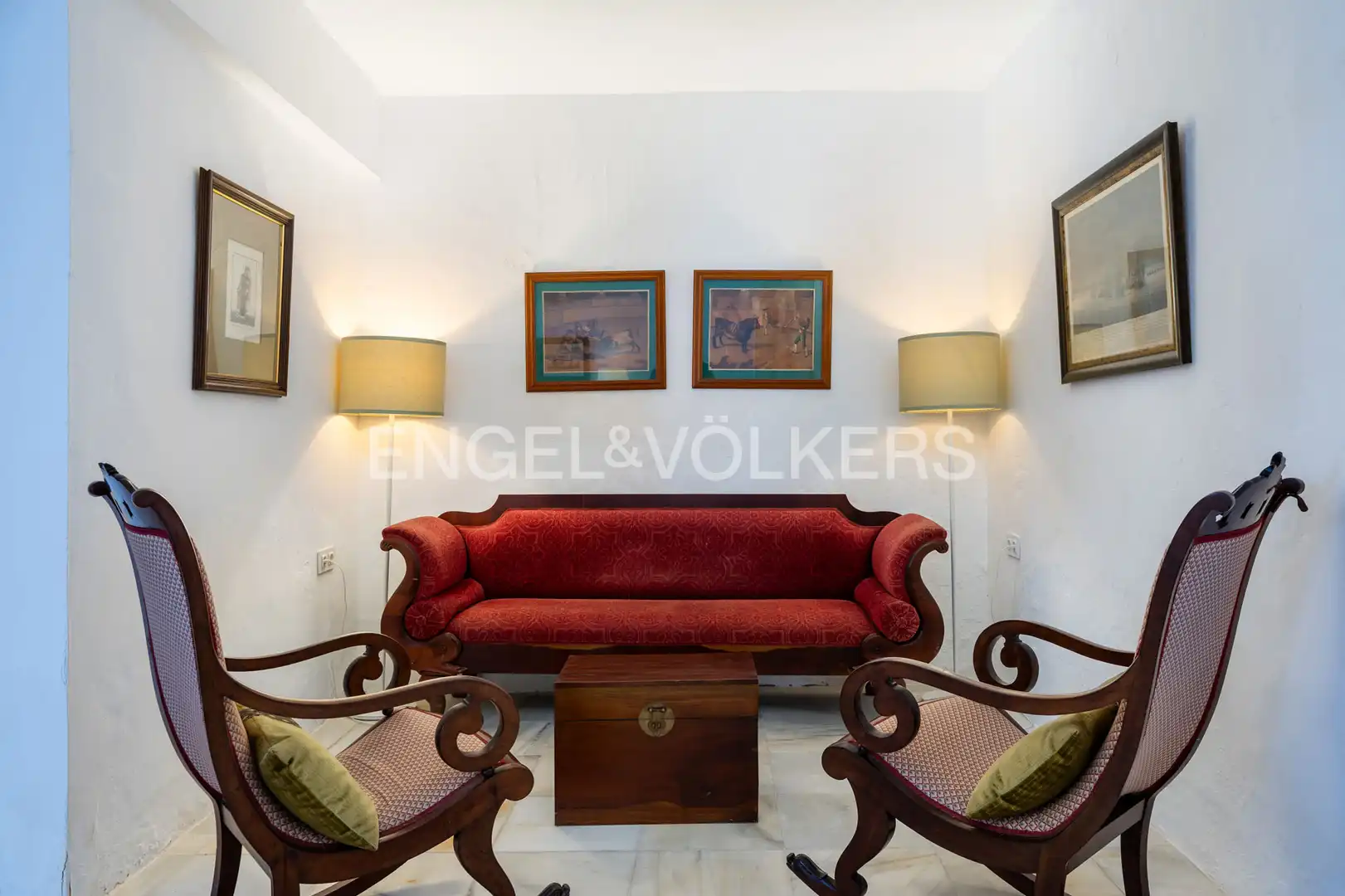 Sala de estar de Casa o chalet en venta en Sanlúcar de Barrameda con Aire acondicionado, Calefacción y Jardín privado