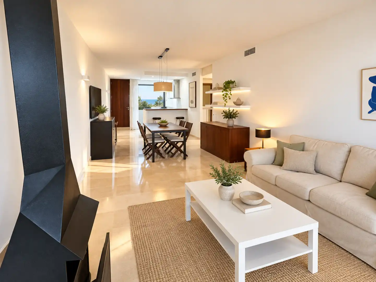 Living room of Flat for rent in Colònia de Sant Pere