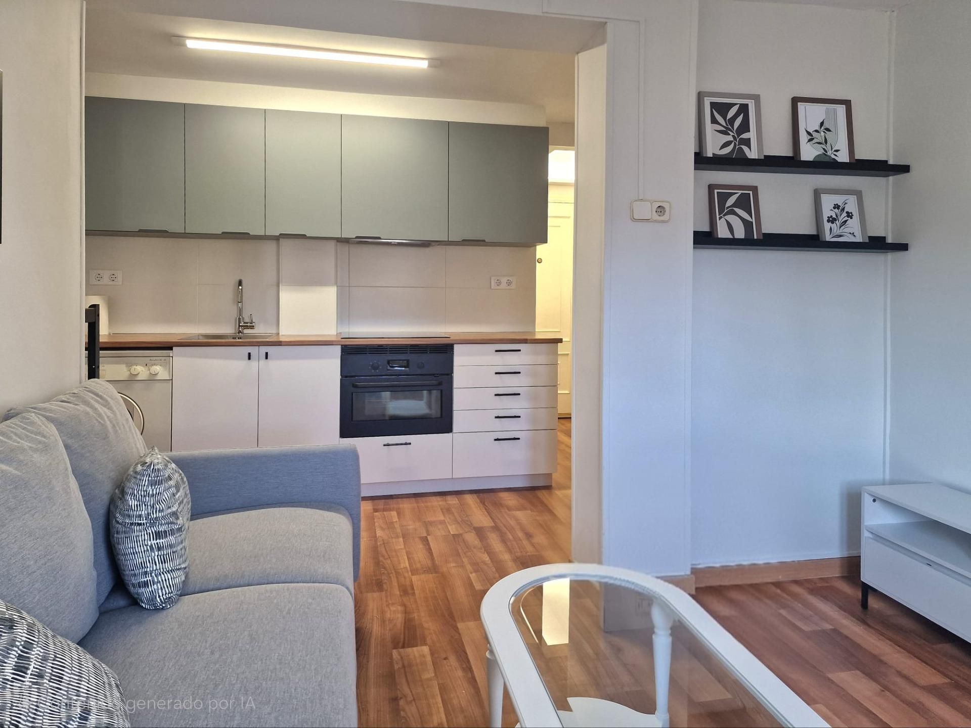 Cocina de Apartamento de alquiler en A Coruña Capital 