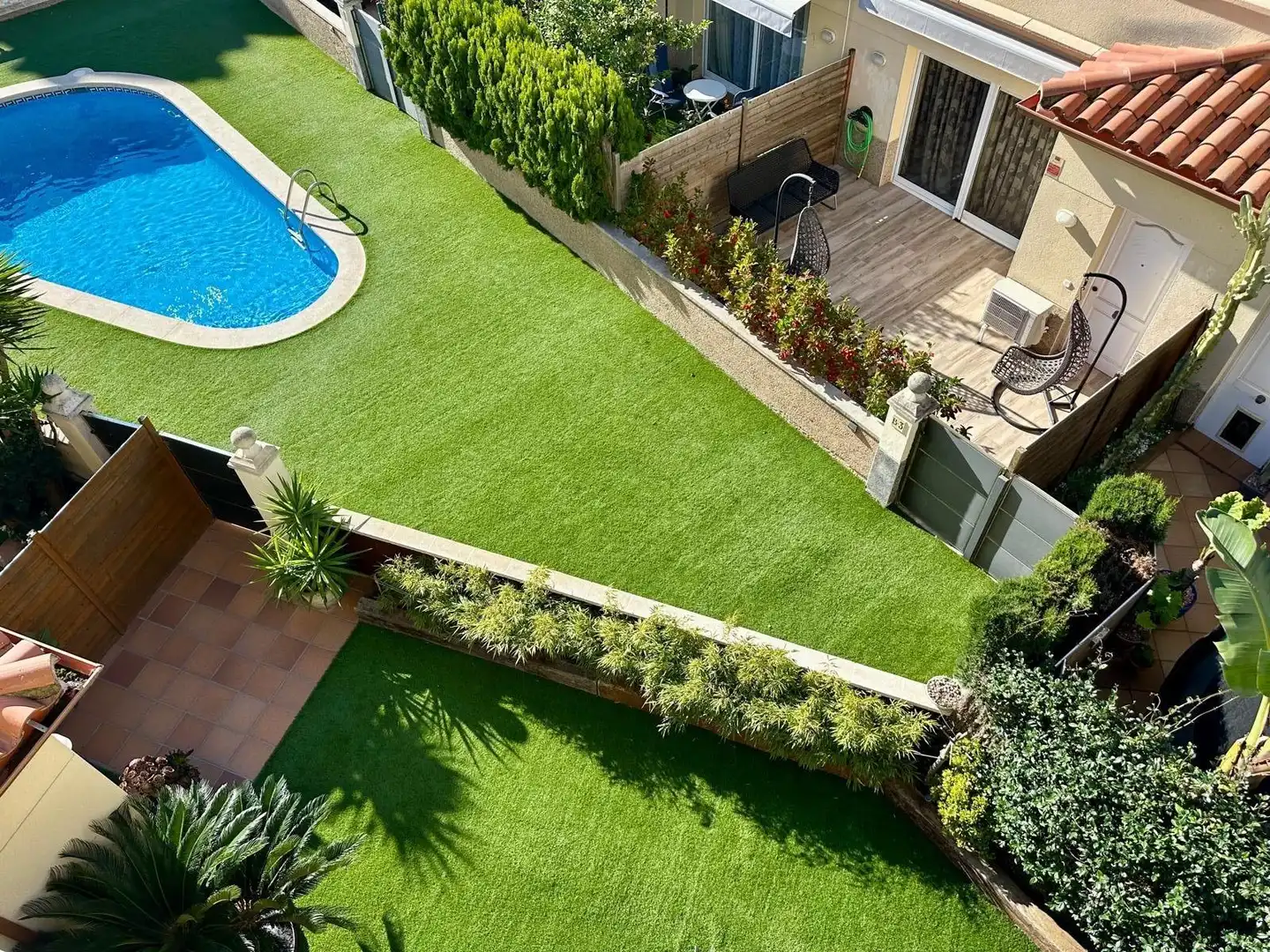 Terrassa de Casa adosada en venda en Lloret de Mar amb Aire condicionat, Calefacció i Jardí privat