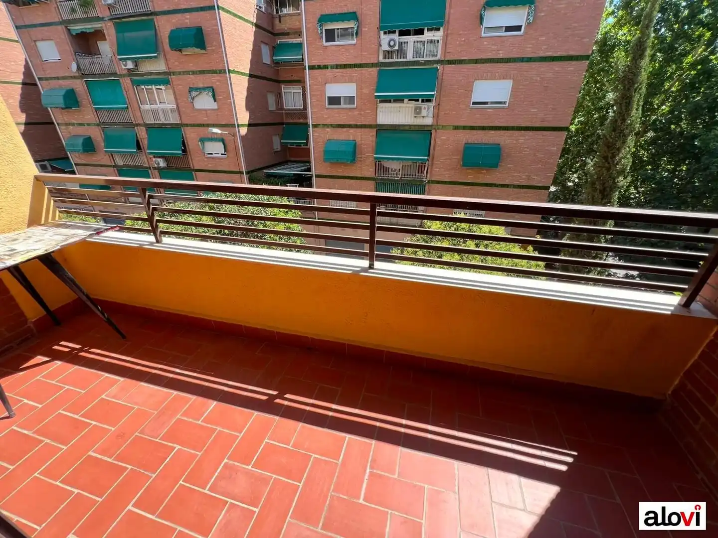 Balcony of Flat for rent in Granada  with Furnished