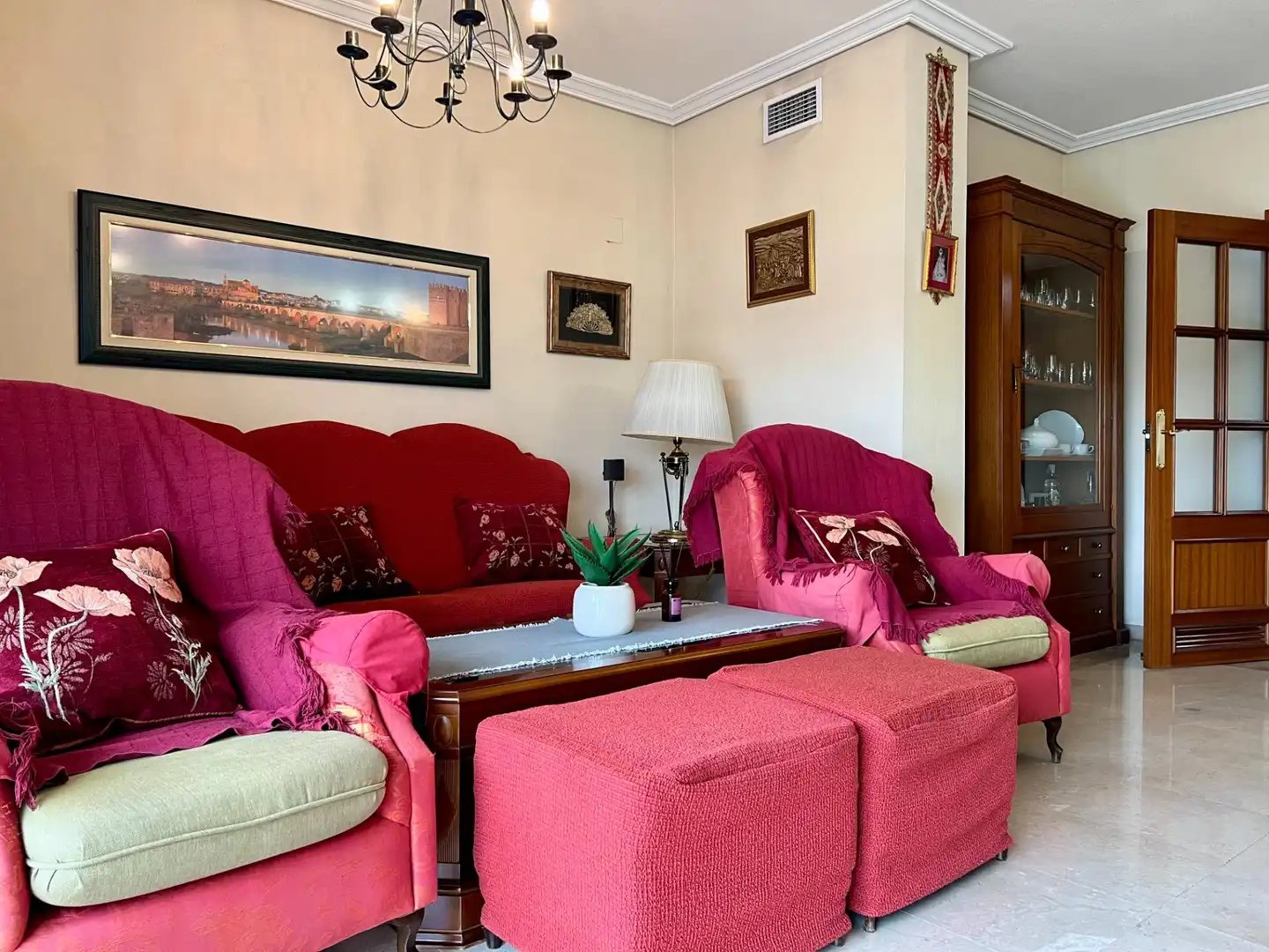 Living room of Flat for sale in Córdoba  with Air Conditioner, Private garden and Terrace