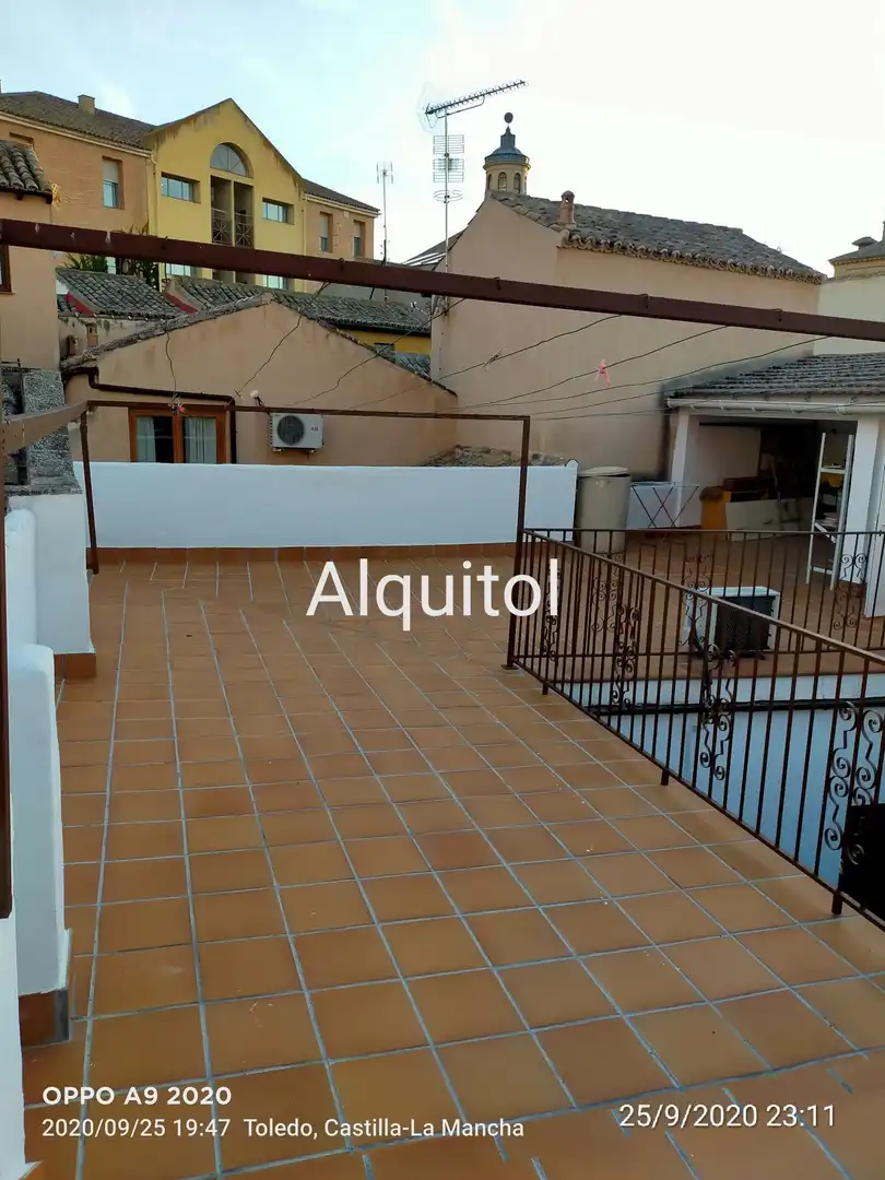 Terrace of Flat for rent in Toledo  with Air Conditioner, Heating and Terrace