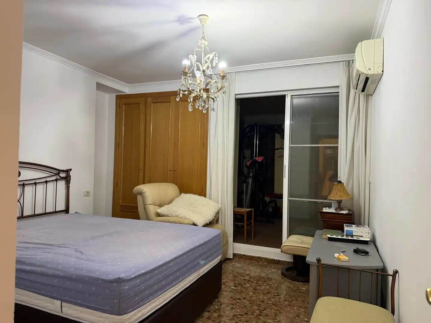 Schlafzimmer von Maisonette zum Verkauf in Castellón de la Plana / Castelló de la Plana mit Klimaanlage, Heizung und Terrasse