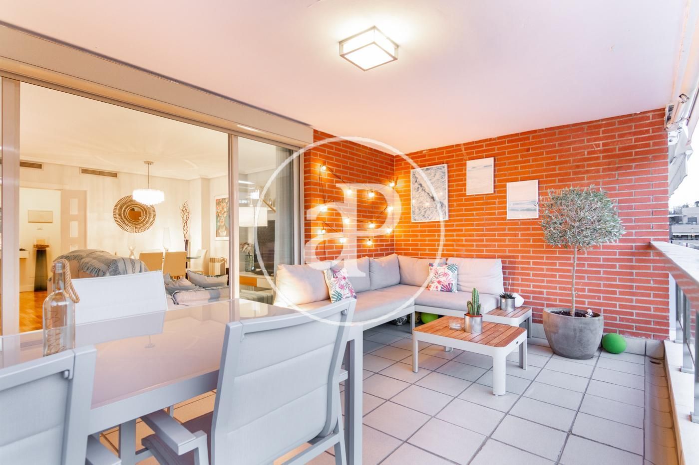 Terrace of Flat for rent in Pozuelo de Alarcón  with Air Conditioner, Heating and Private garden