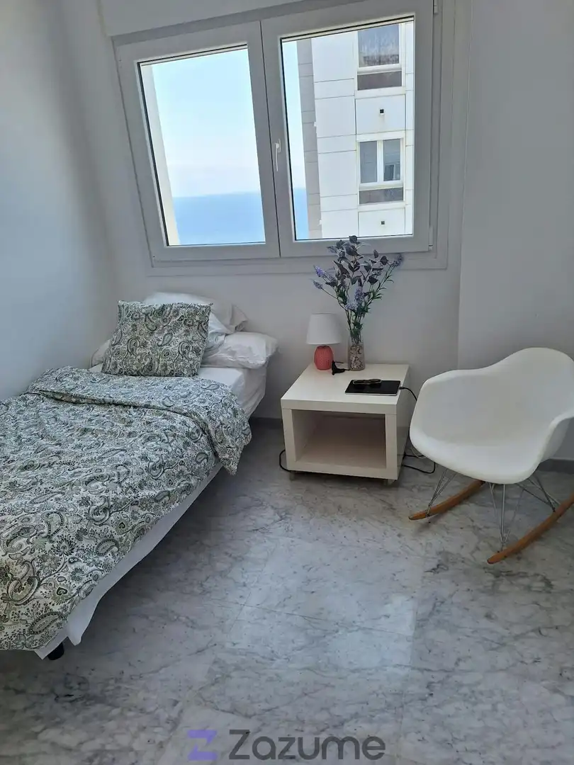 Schlafzimmer von Wohnung zur Miete in Benidorm mit Klimaanlage, Terrasse und Schwimmbad