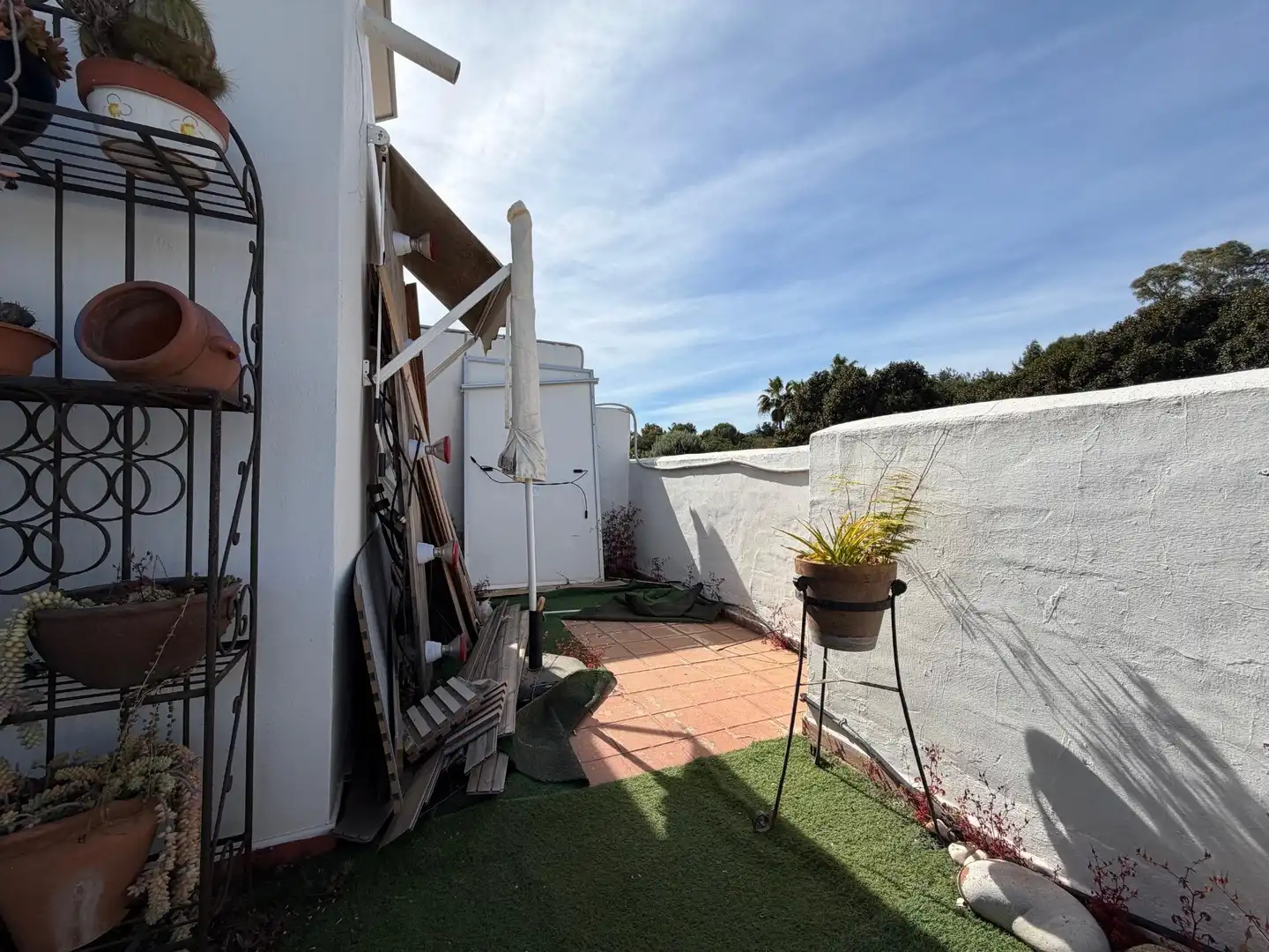 Terrassa de Casa adosada en venda en Marbella amb Jardí privat, Terrassa i Balcó