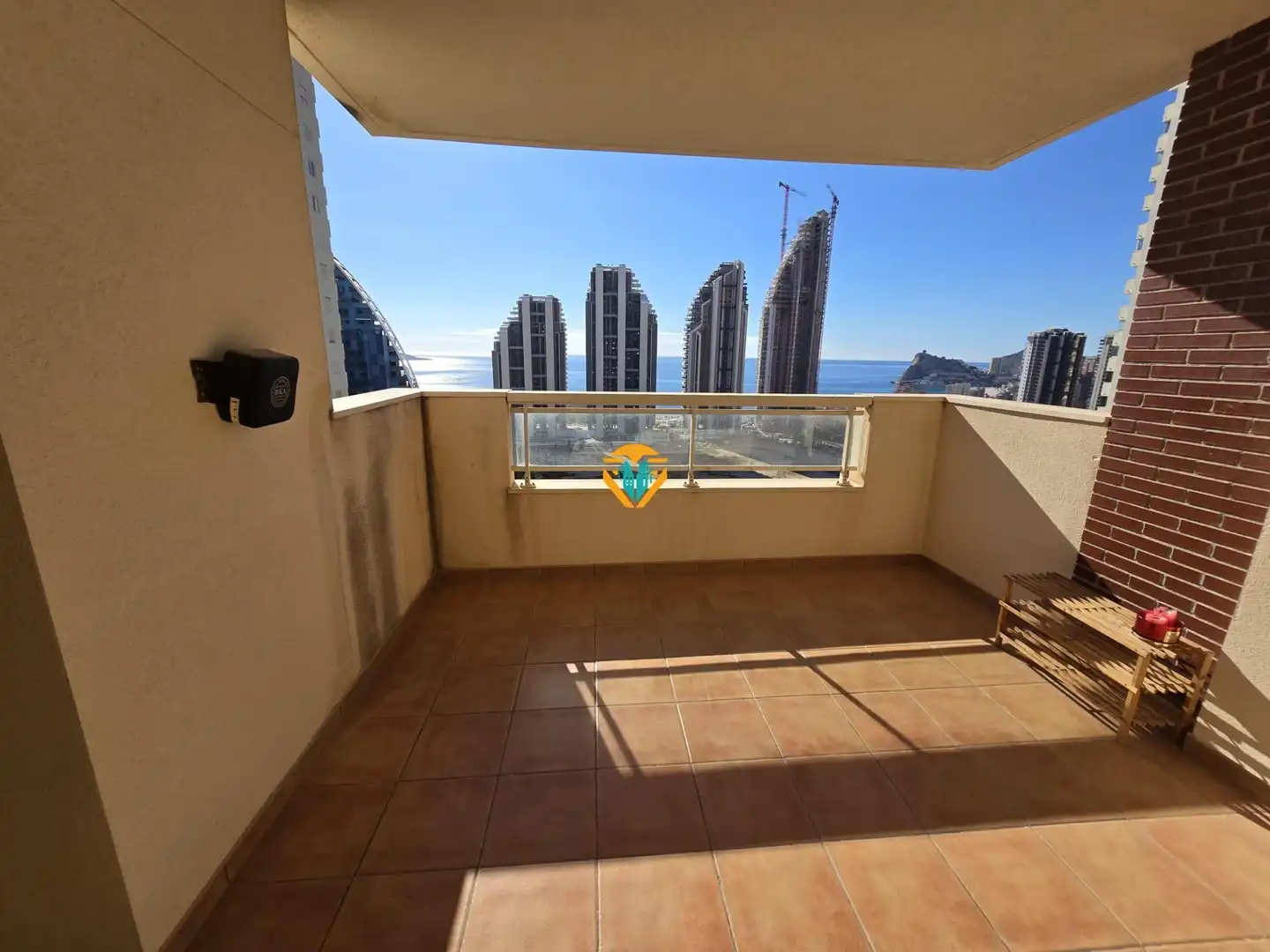 Terraza de Apartamento en venta en Benidorm con Aire acondicionado, Calefacción y Jardín privado