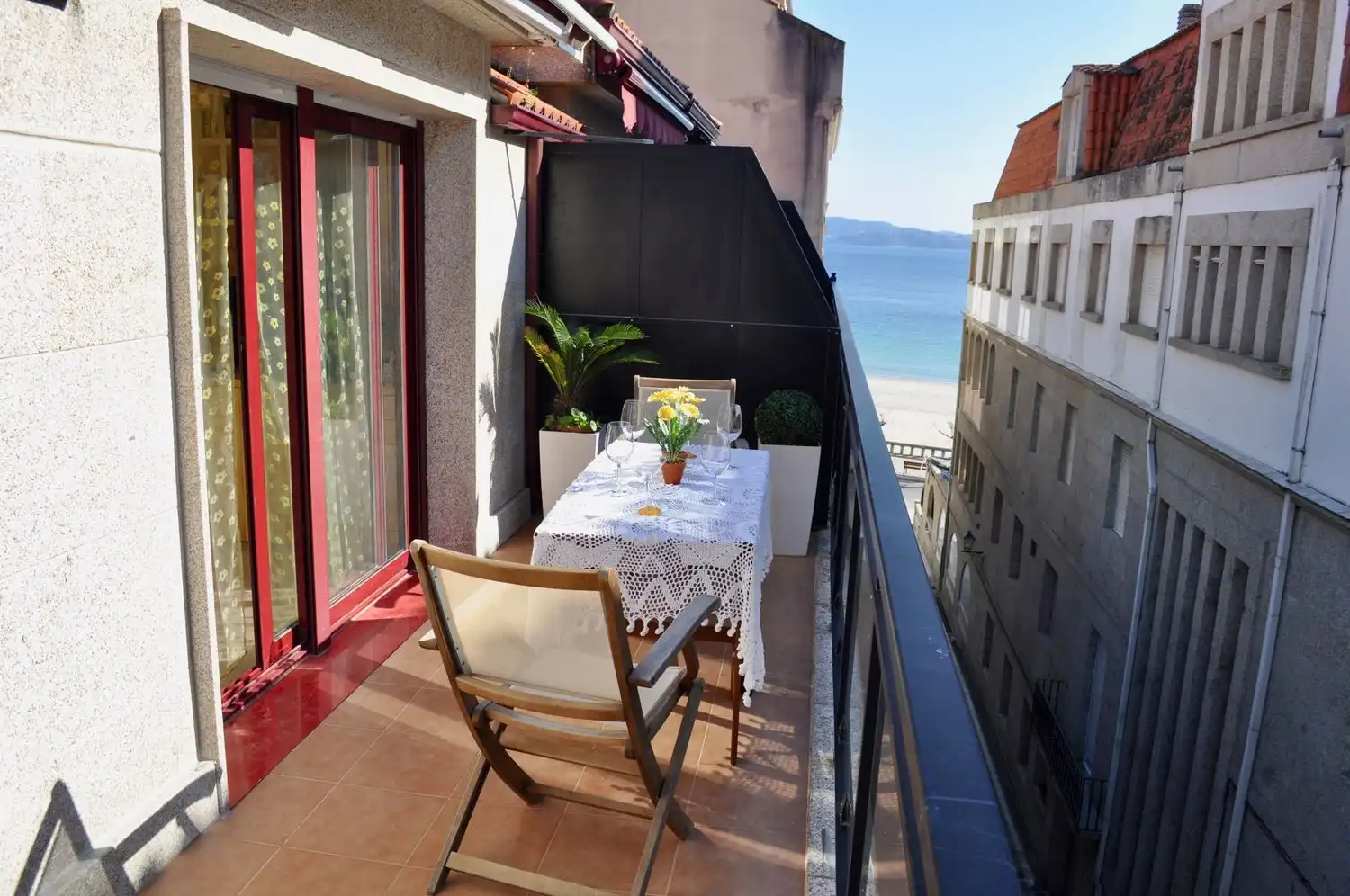 Terraza de Ático en venta en Sanxenxo con Calefacción, Parquet y Terraza