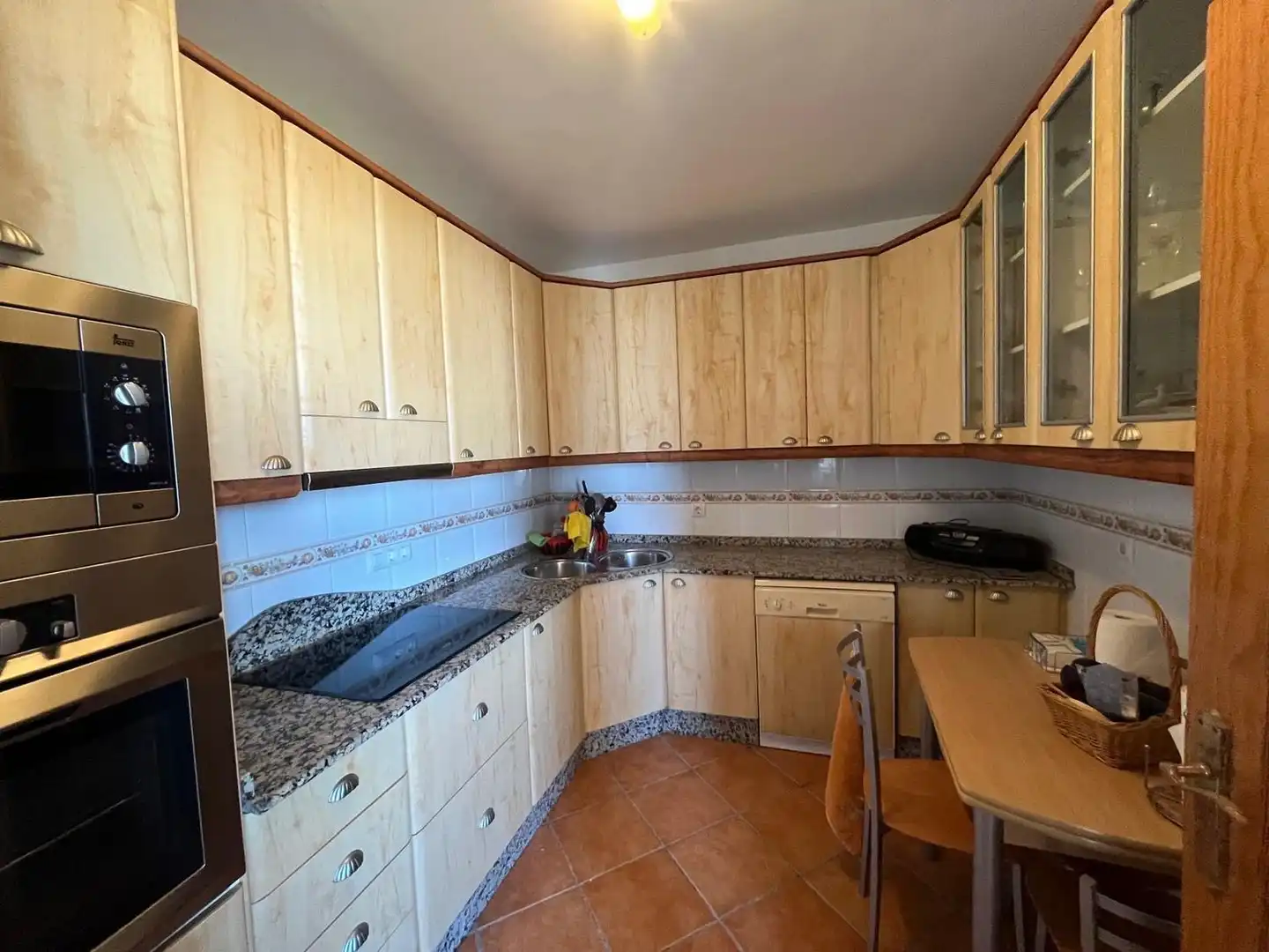 Cocina de Ático en venta en Garrucha con Aire acondicionado, Terraza y Piscina