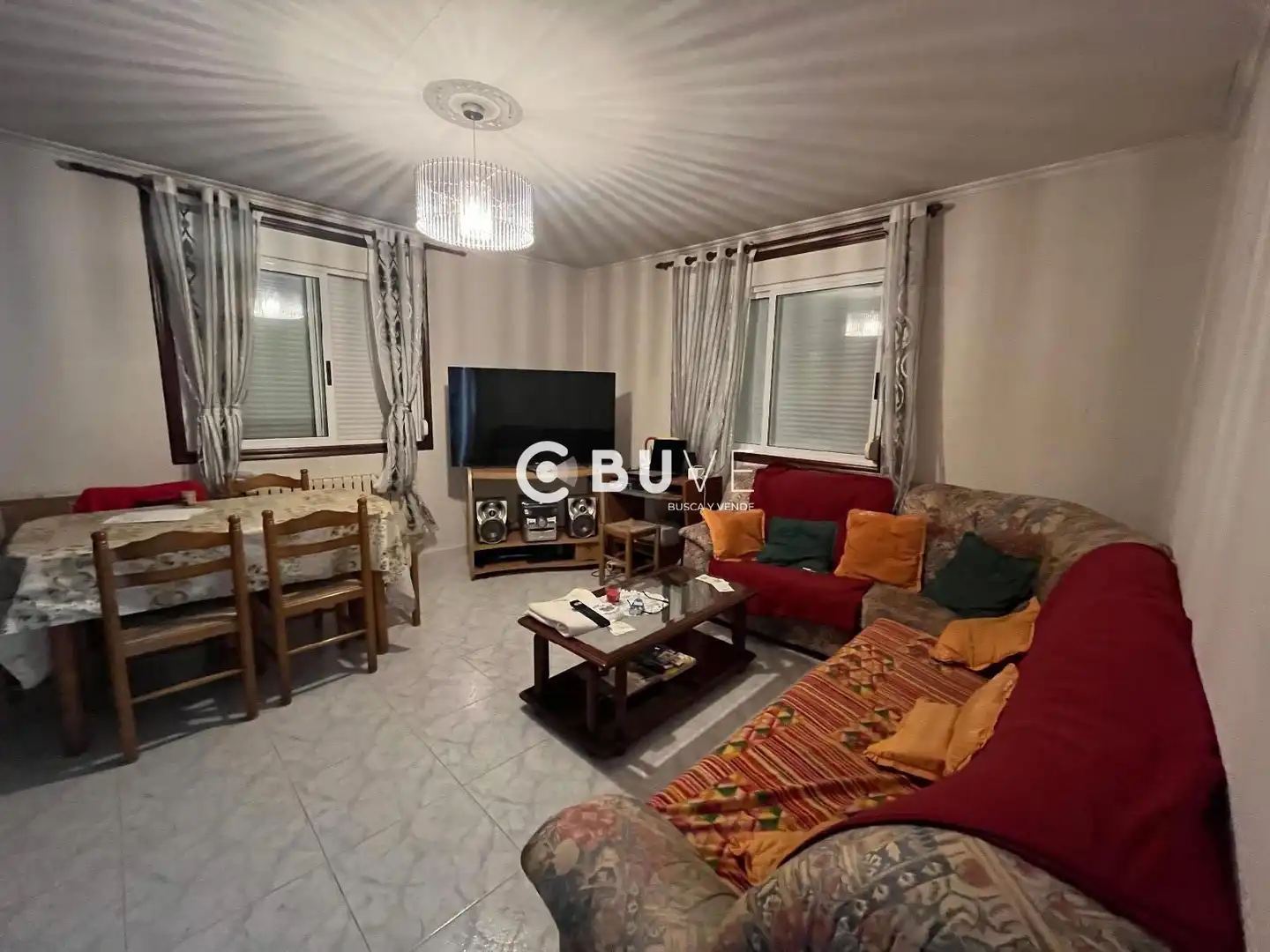 Sala d'estar de Casa o xalet en venda en Cerceda