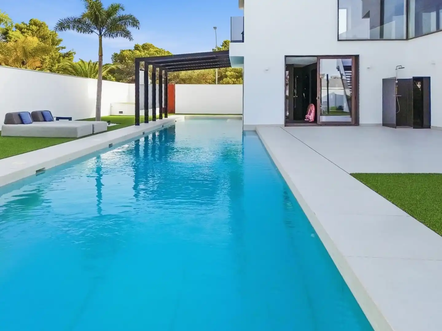Swimming pool of Houses for sale in Vera  with Air Conditioner, Heating and Private garden