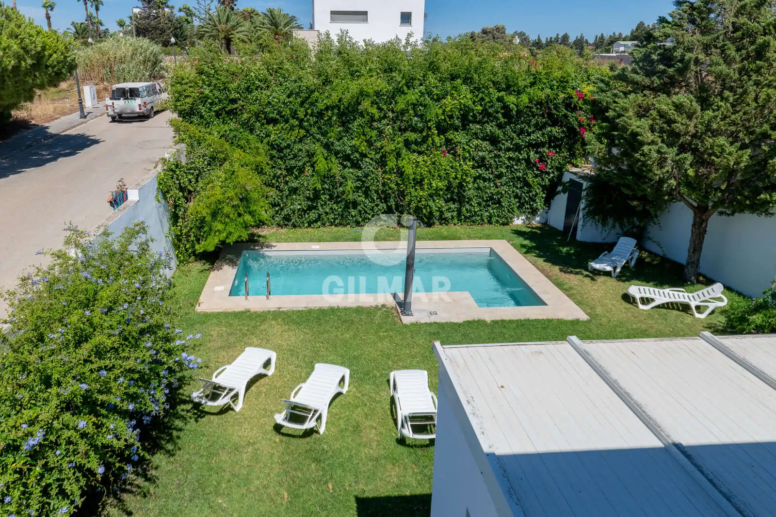 Jardí de Casa o xalet en venda en Conil de la Frontera amb Jardí privat, Piscina i Moblat