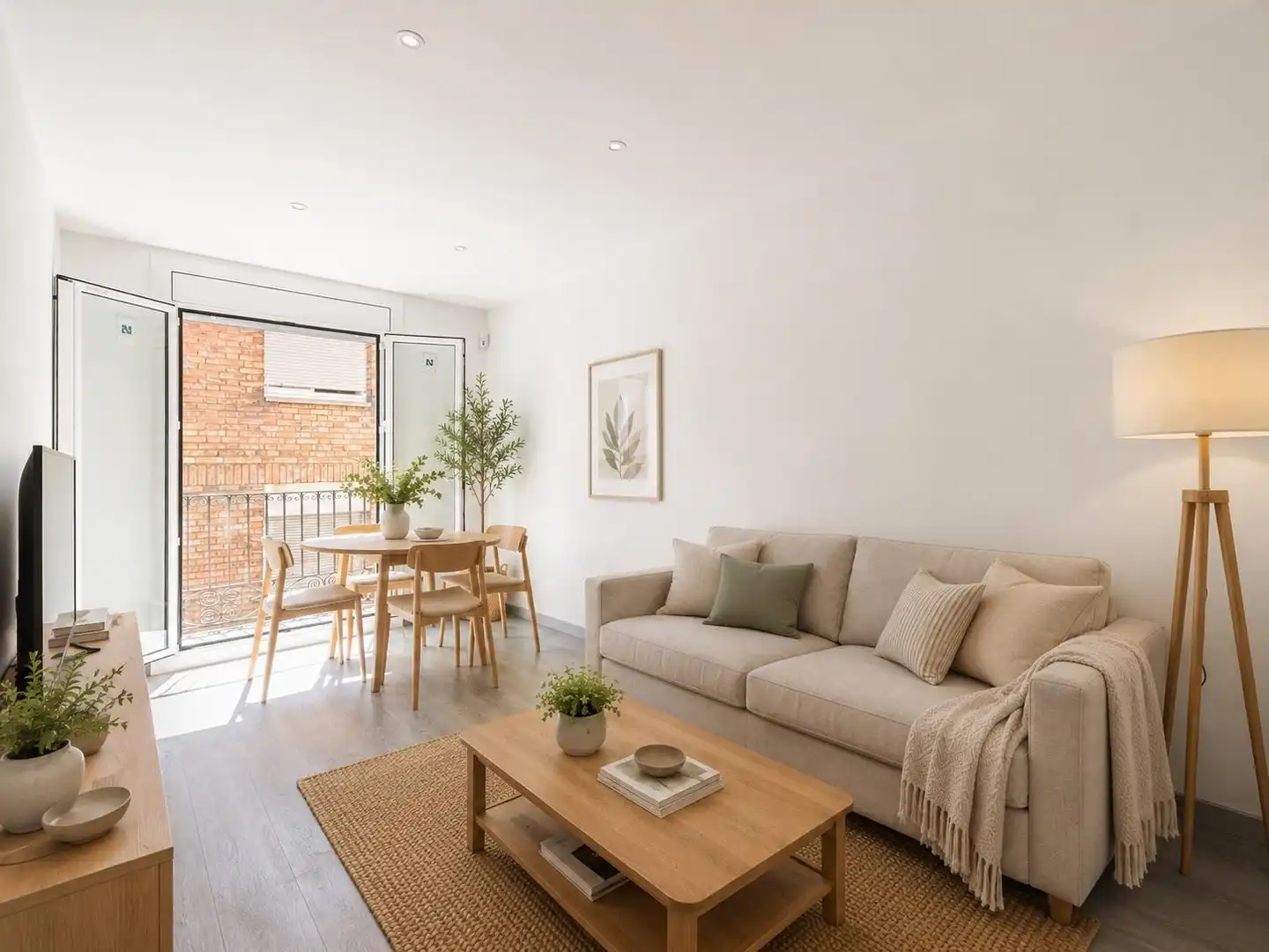 Sala de estar de Apartamento en venta en Barcelona con Terraza y Balcón