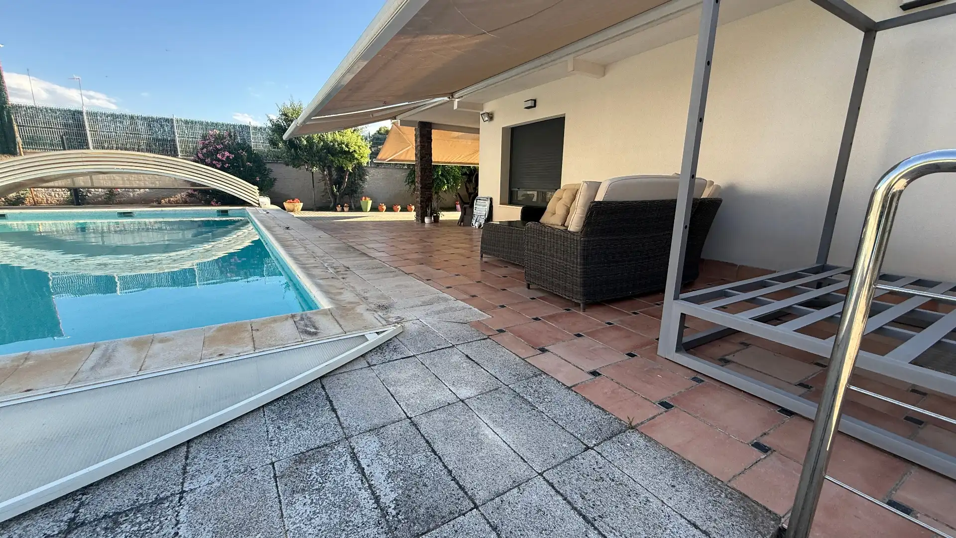 Terrasse von Haus oder Chalet zum Verkauf in Albacete mit Klimaanlage, Heizung und Privatgarten
