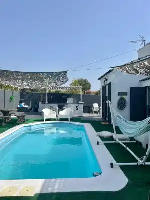 Swimming pool of Houses for sale in Lepe  with Air Conditioner, Private garden and Terrace