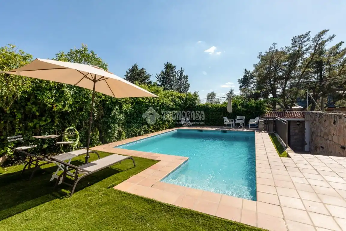 Piscina de Casa o xalet en venda en Torrelodones amb Calefacció, Jardí privat i Terrassa