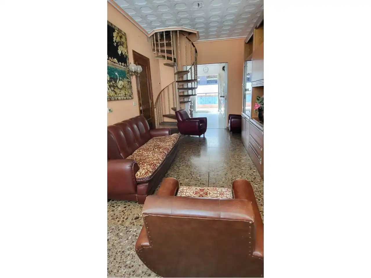 Wohnzimmer von Dachboden zum Verkauf in  Logroño mit Terrasse und Abstellraum