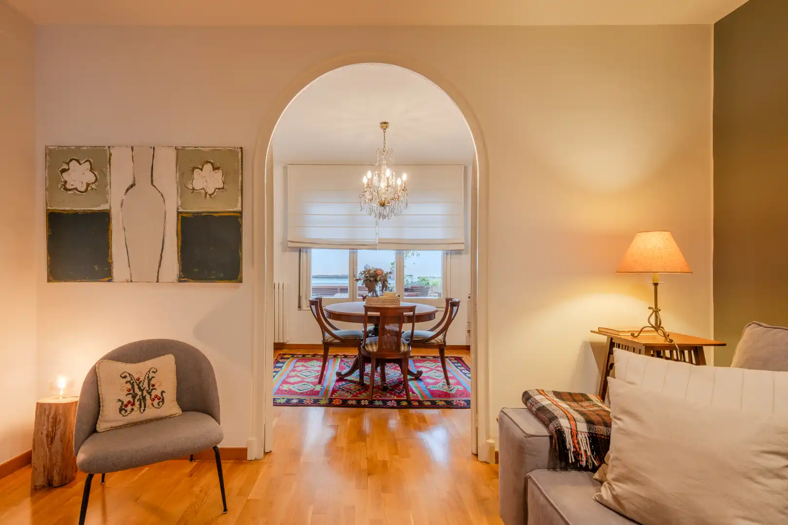 Esszimmer von Wohnung zum Verkauf in Girona mit Heizung und Terrasse