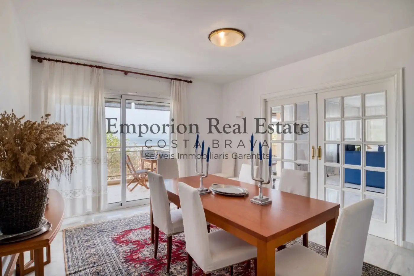Dining room of Flat for rent in Palamós  with Air Conditioner, Terrace and Furnished
