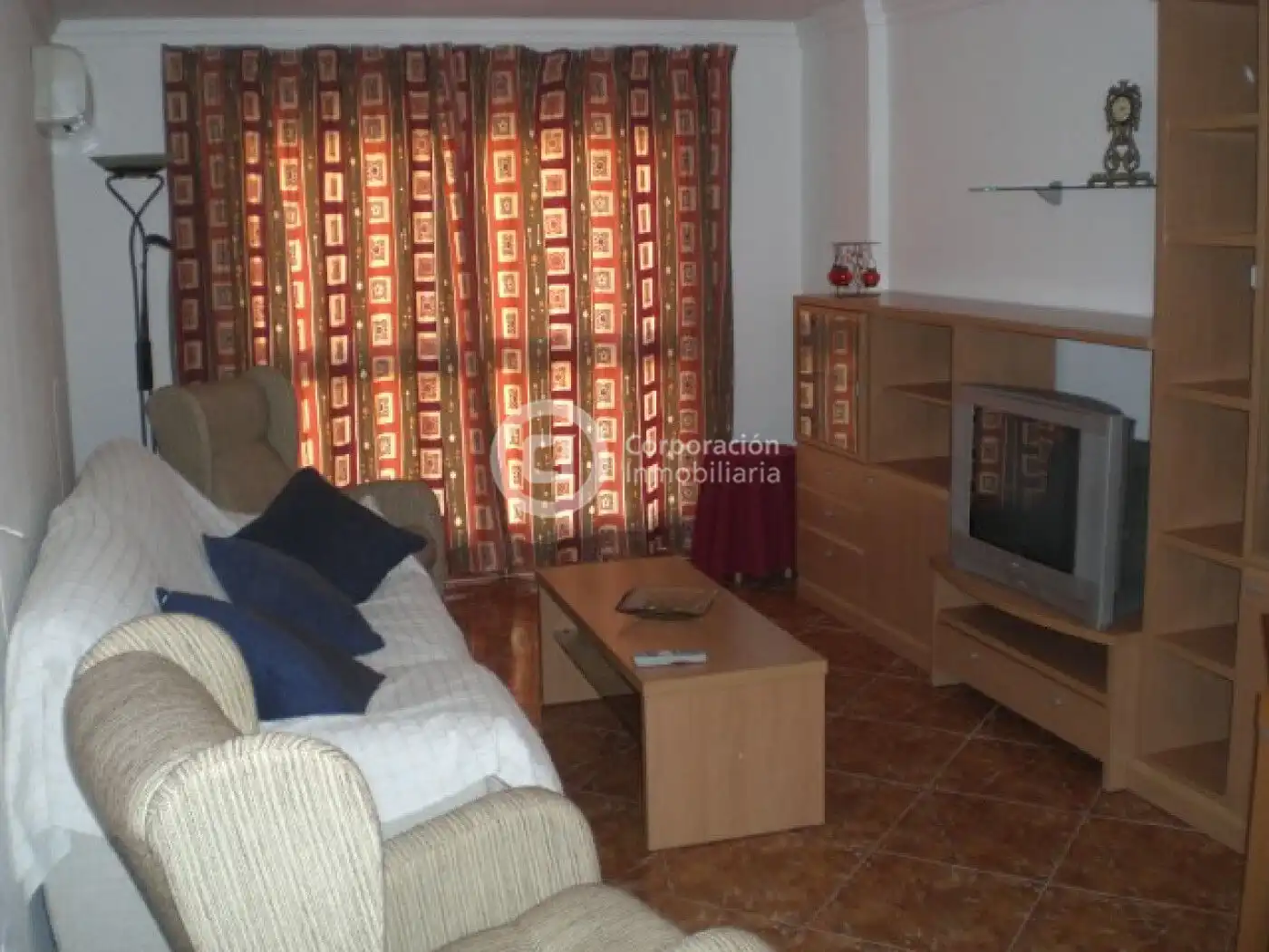 Sala d'estar de Apartament en venda en Lorca amb Jardí privat, Moblat i Balcó