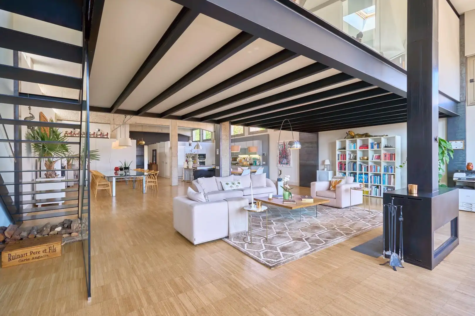 Living room of Houses for sale in  Palma de Mallorca  with Air Conditioner, Heating and Parquet flooring