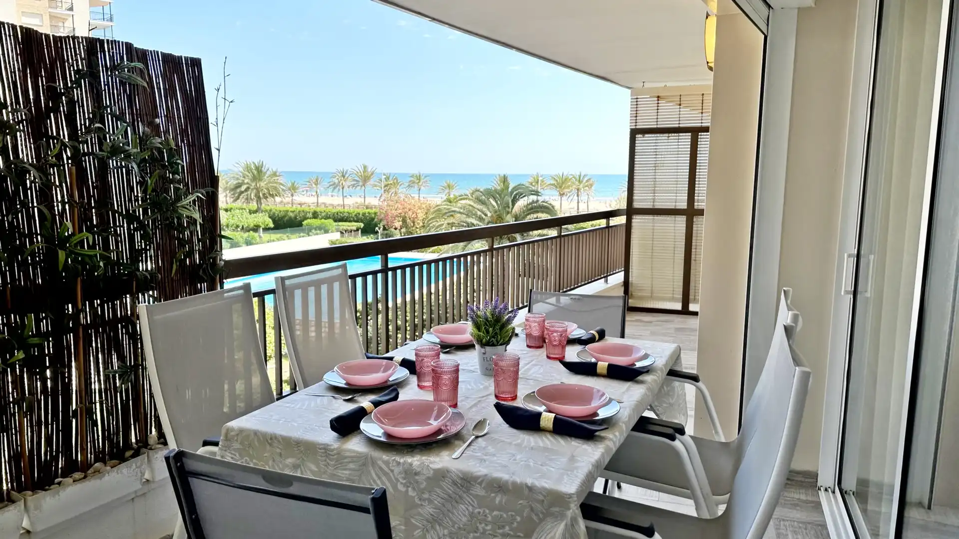 Terraza de Apartamento de alquiler en Gandia con Terraza, Amueblado y Horno