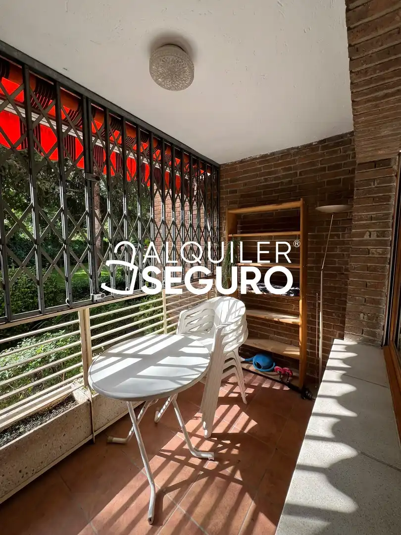 Terraza de Piso de alquiler en Madrid con Aire acondicionado, Calefacción y Terraza