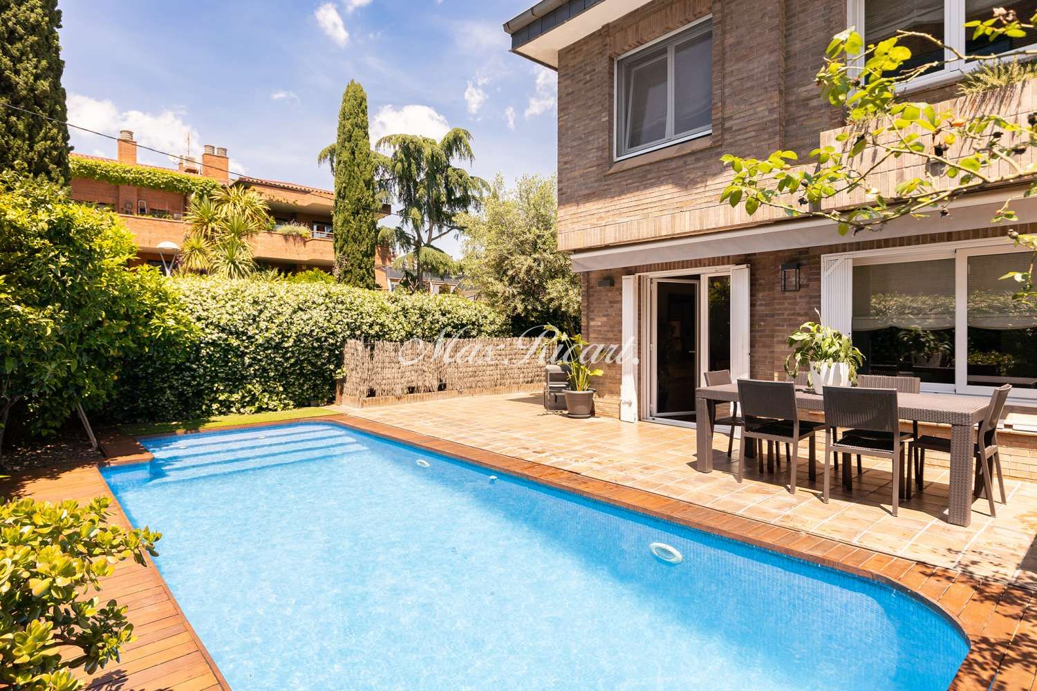 Jardí de Casa o xalet de lloguer en Sant Cugat del Vallès amb Aire condicionat, Calefacció i Terrassa