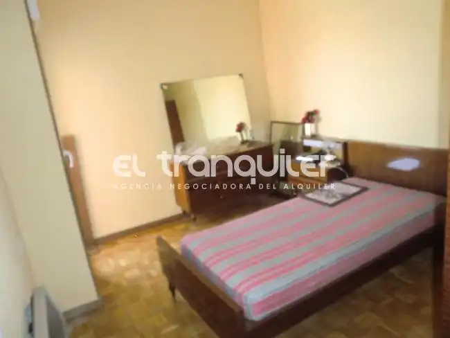 Bedroom of Flat for rent in Madrid  with Air Conditioner, Parquet flooring and Terrace