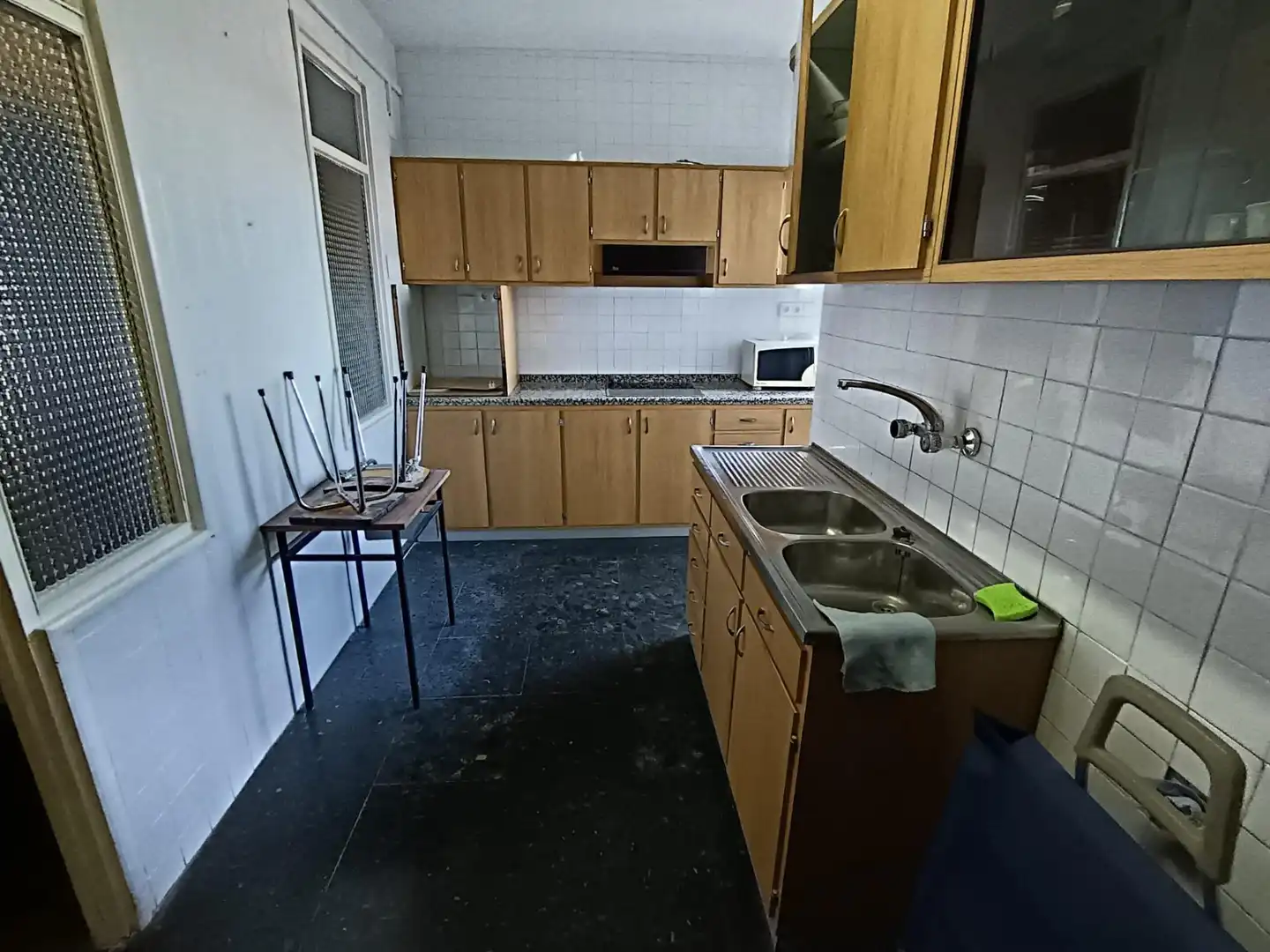 Cocina de Piso de alquiler en Valladolid con Calefacción, Parquet y Terraza