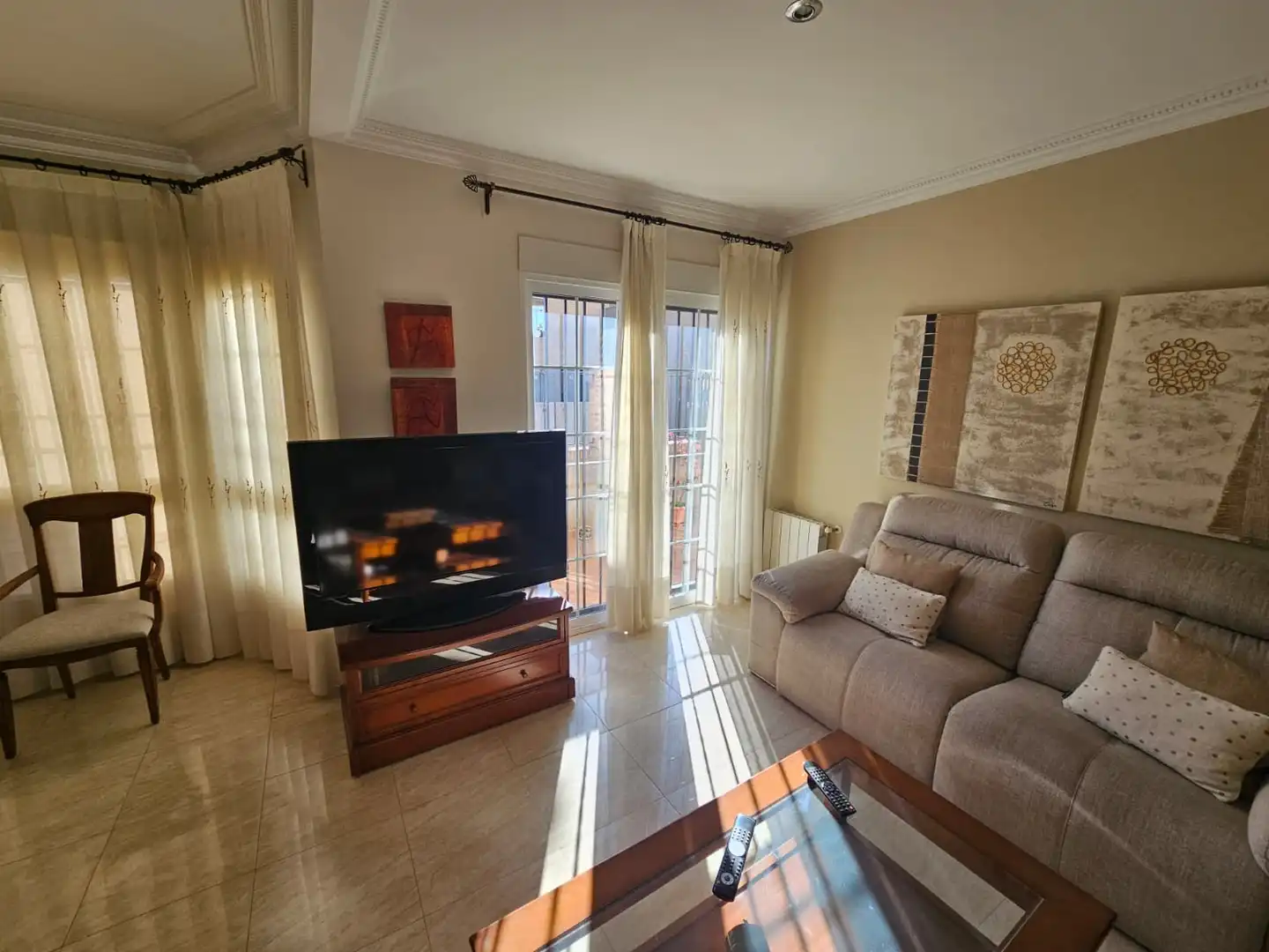 Living room of Houses for sale in Sagunto / Sagunt  with Heating, Private garden and Storage room