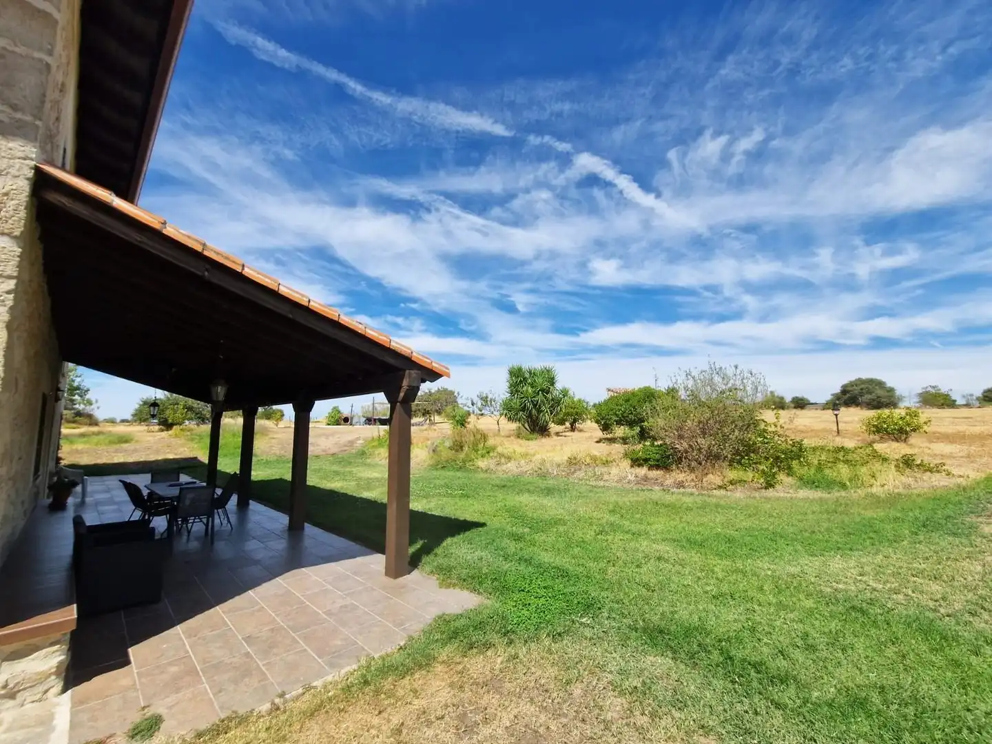 Terrace of Houses for sale in Oliva de Plasencia  with Air Conditioner, Heating and Private garden