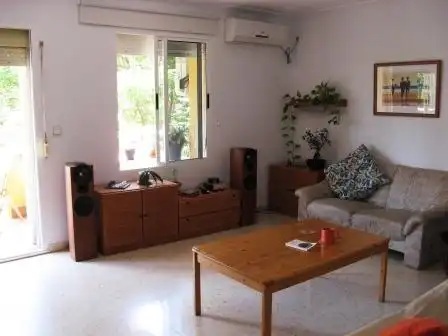Living room of Flat for rent in Tomares  with Air Conditioner, Heating and Private garden