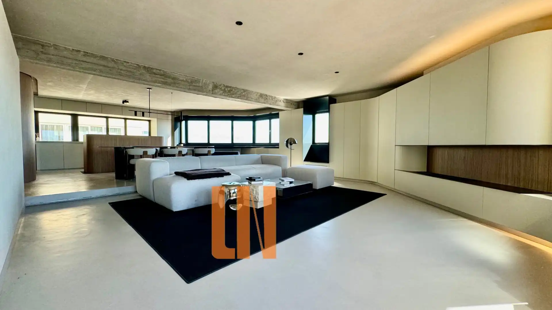 Sala de estar de Piso de alquiler en A Coruña Capital  con Calefacción, Amueblado y Horno
