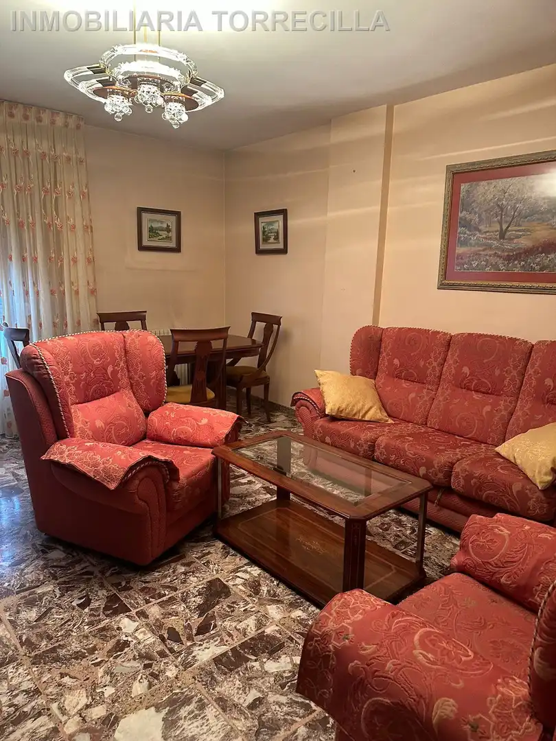 Sala de estar de Piso de alquiler en Valladolid Capital con Calefacción, Terraza y Amueblado