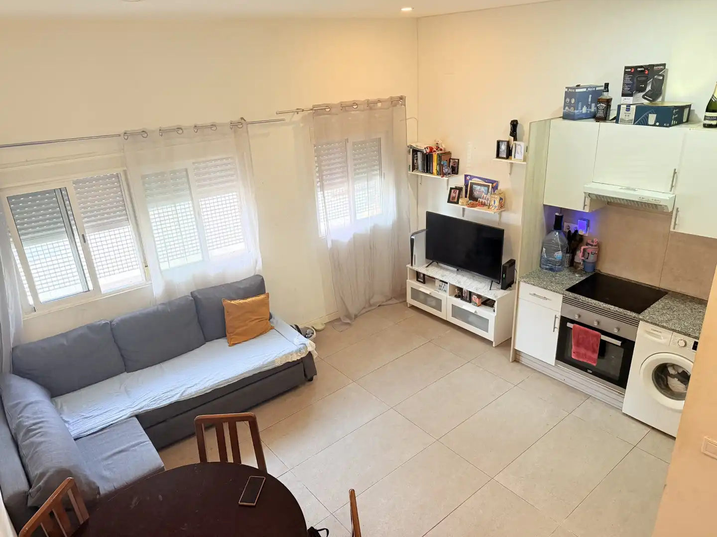 Sala de estar de Piso en venta en Badalona con Amueblado, Horno y Lavadora