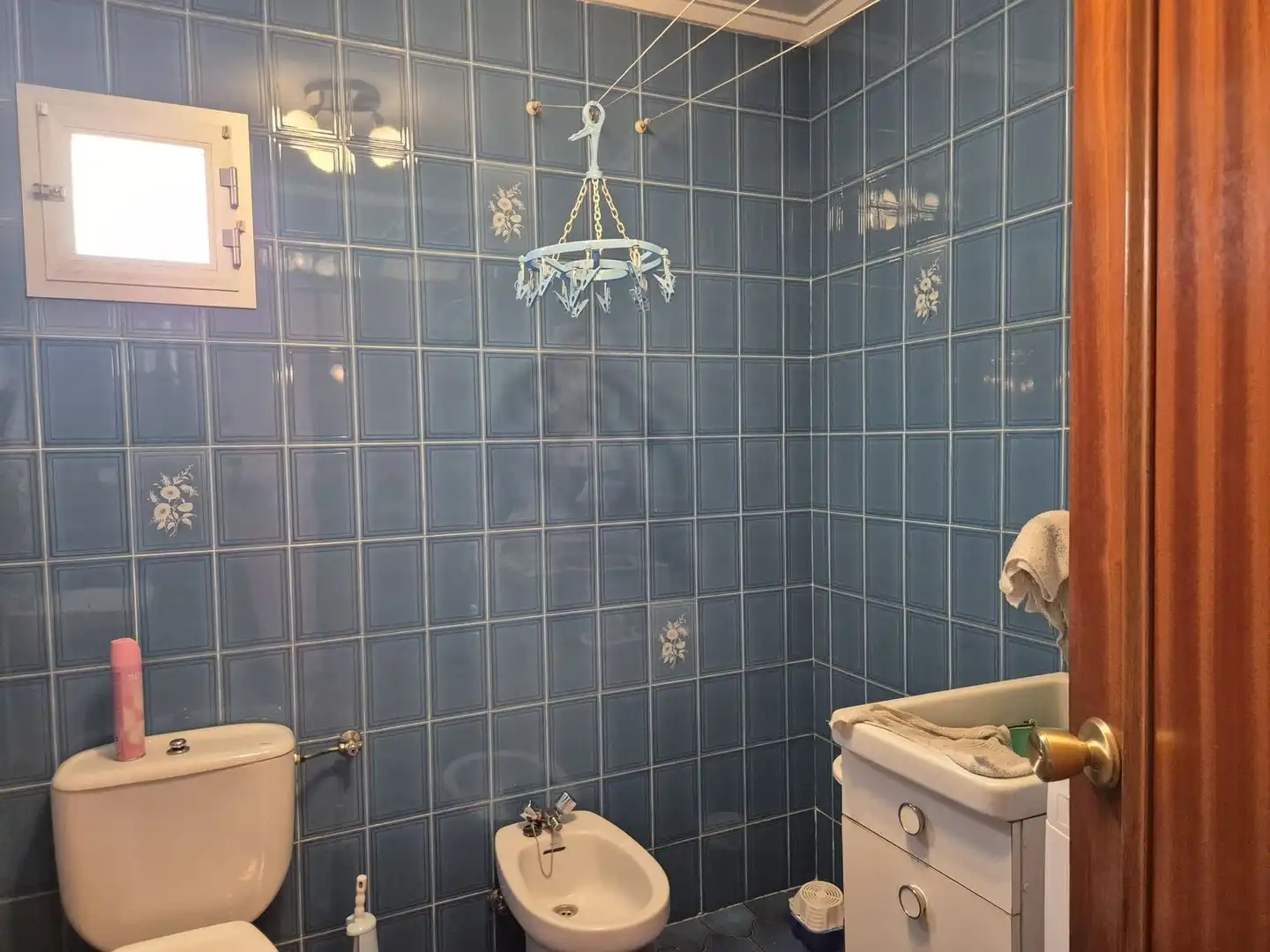 Bathroom of Flat for sale in Aller  with Terrace, Storage room and Swimming Pool