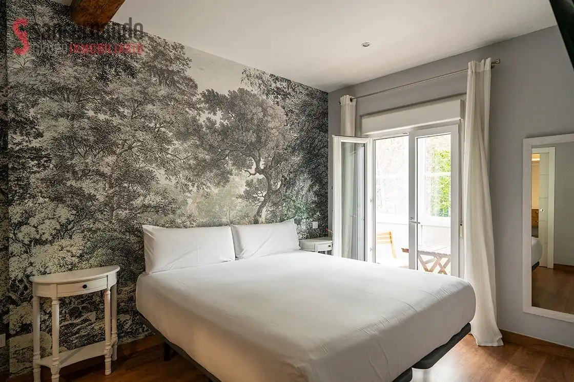 Bedroom of Flat for sale in Santander  with Heating, Furnished and Balcony