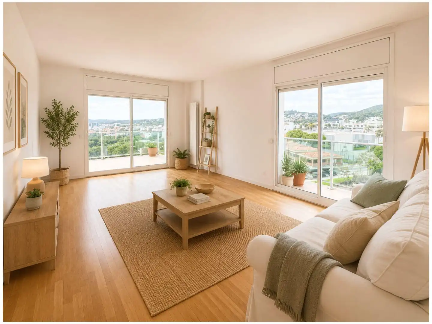 Sala de estar de Dúplex en venta en Sitges con Calefacción, Terraza y Balcón