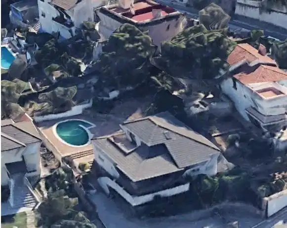 Vista exterior de Casa o xalet en venda en Cubelles amb Aire condicionat, Jardí privat i Terrassa