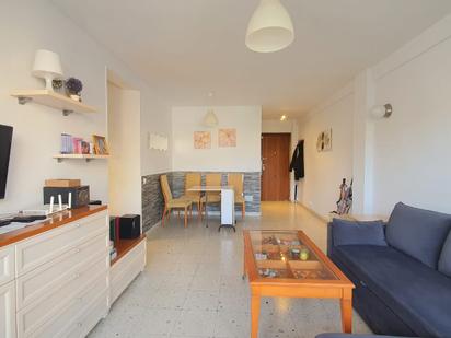 Living room of Flat for sale in Málaga Capital  with Furnished and Balcony