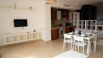 Living room of Flat for sale in Vícar  with Air Conditioner, Terrace and Furnished