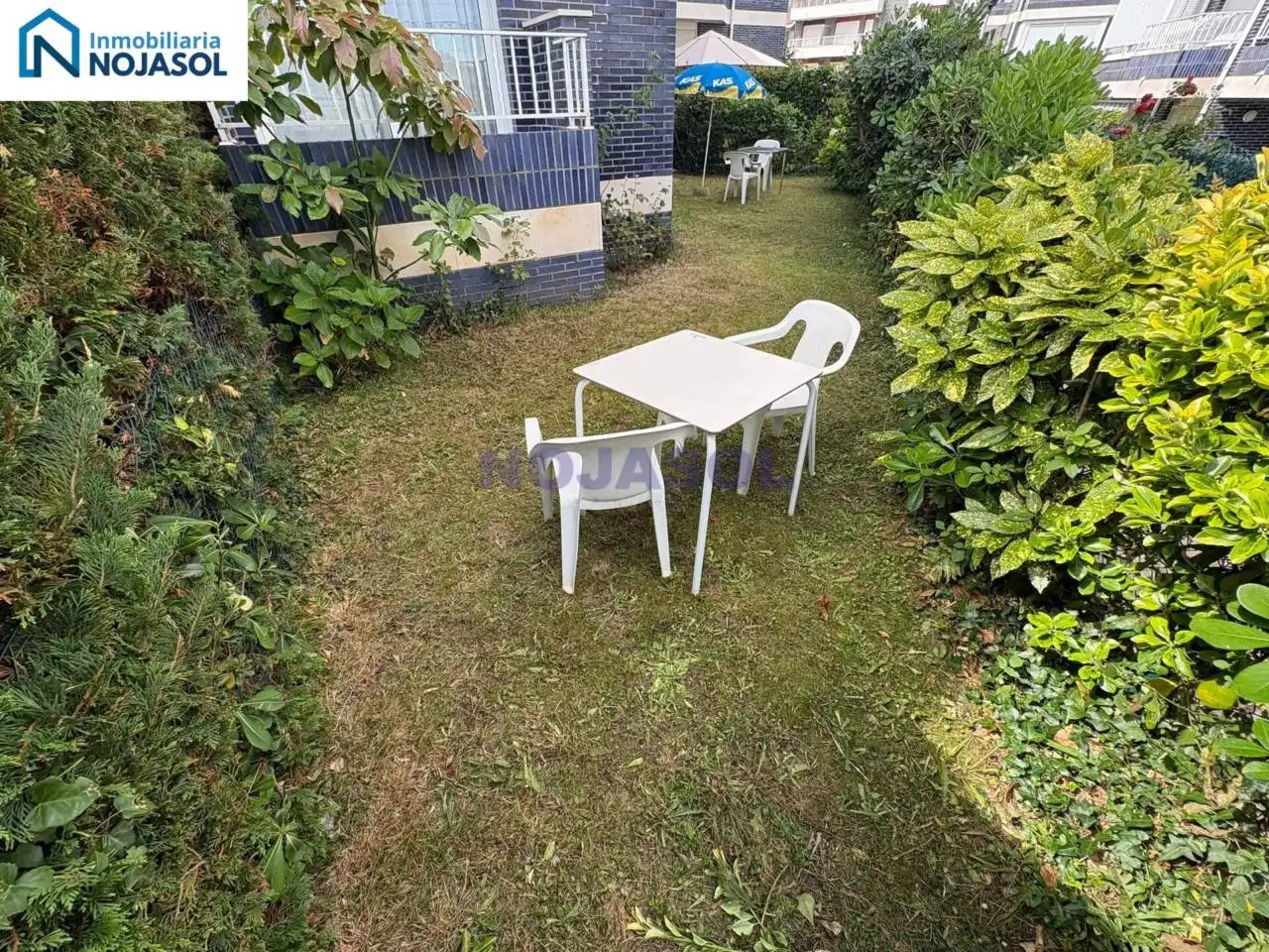 Jardín de Apartamento de alquiler en Noja con Calefacción, Jardín privado y Terraza