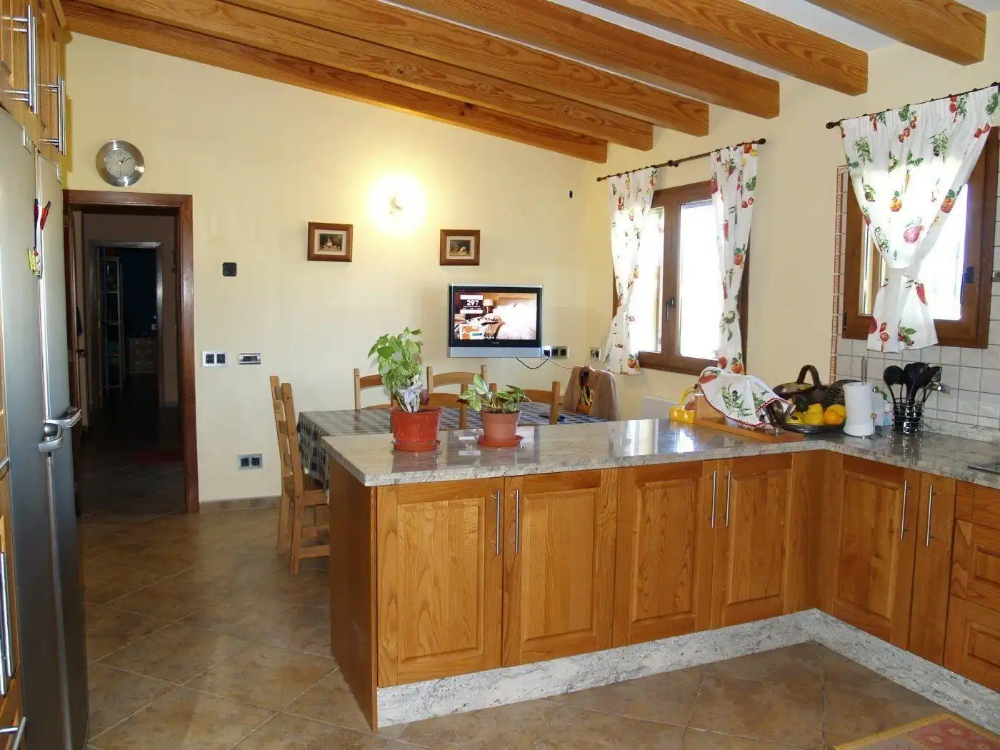Cocina de Finca rústica en venta en  Palma de Mallorca con Aire acondicionado, Calefacción y Jardín privado