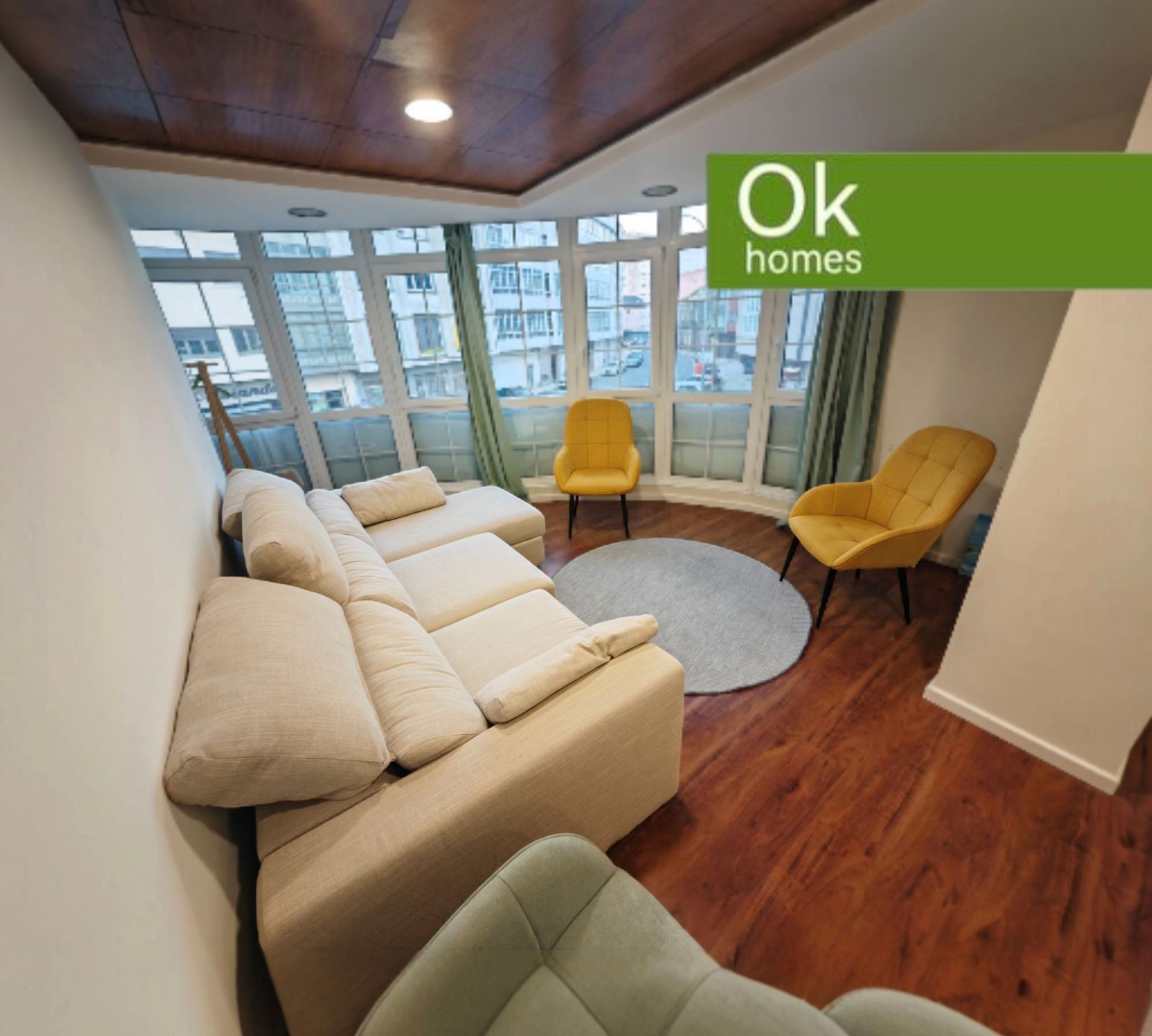 Living room of Flat for sale in Cee  with Storage room and Furnished