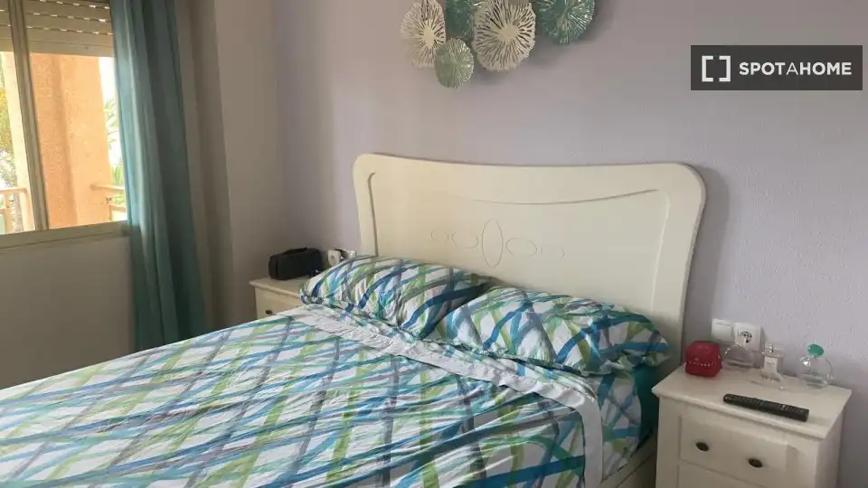 Bedroom of Flat for rent in Cullera  with Air Conditioner, Heating and Furnished