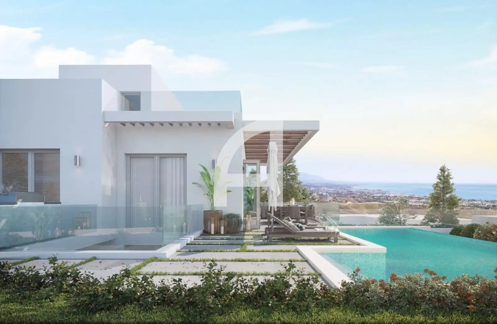 Terraza de Casa o chalet en venta en Benalmádena con Aire acondicionado, Calefacción y Terraza